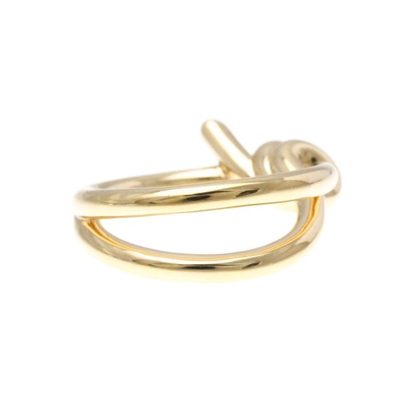 Tiffany Double Knot Ring Pink Gold (18K) Fashion No Stone Band Ring Pink Gold - Picture 3 of 9